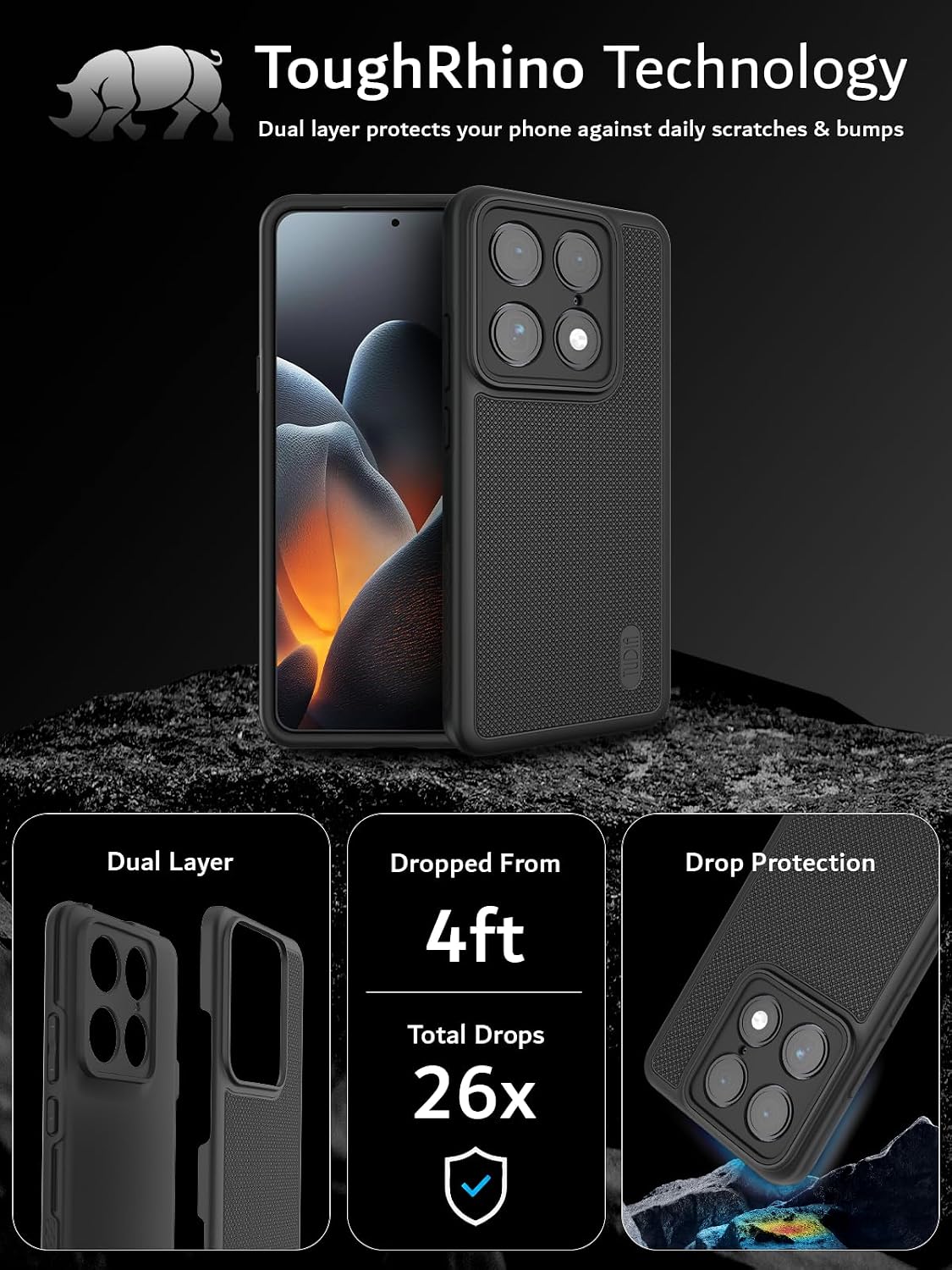 Motorola Signature Case (2026) / Motorola Edge 70 Ultra Case MergeGrip Heavy Duty Case