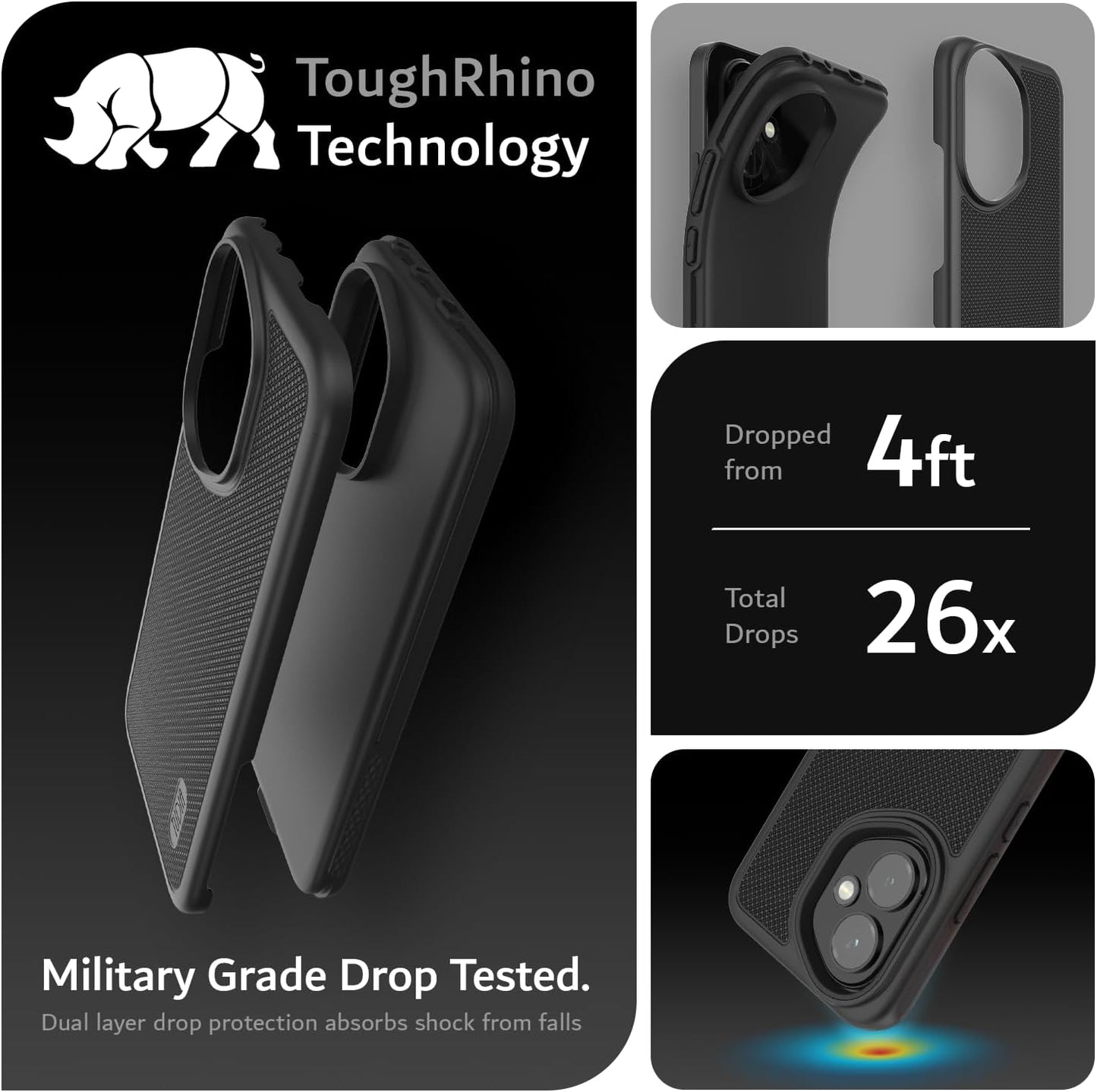 Engineered with dual-layer, military-grade protection, this Honor 400 5G (2025) case absorbs impact to keep your device safe from drops.