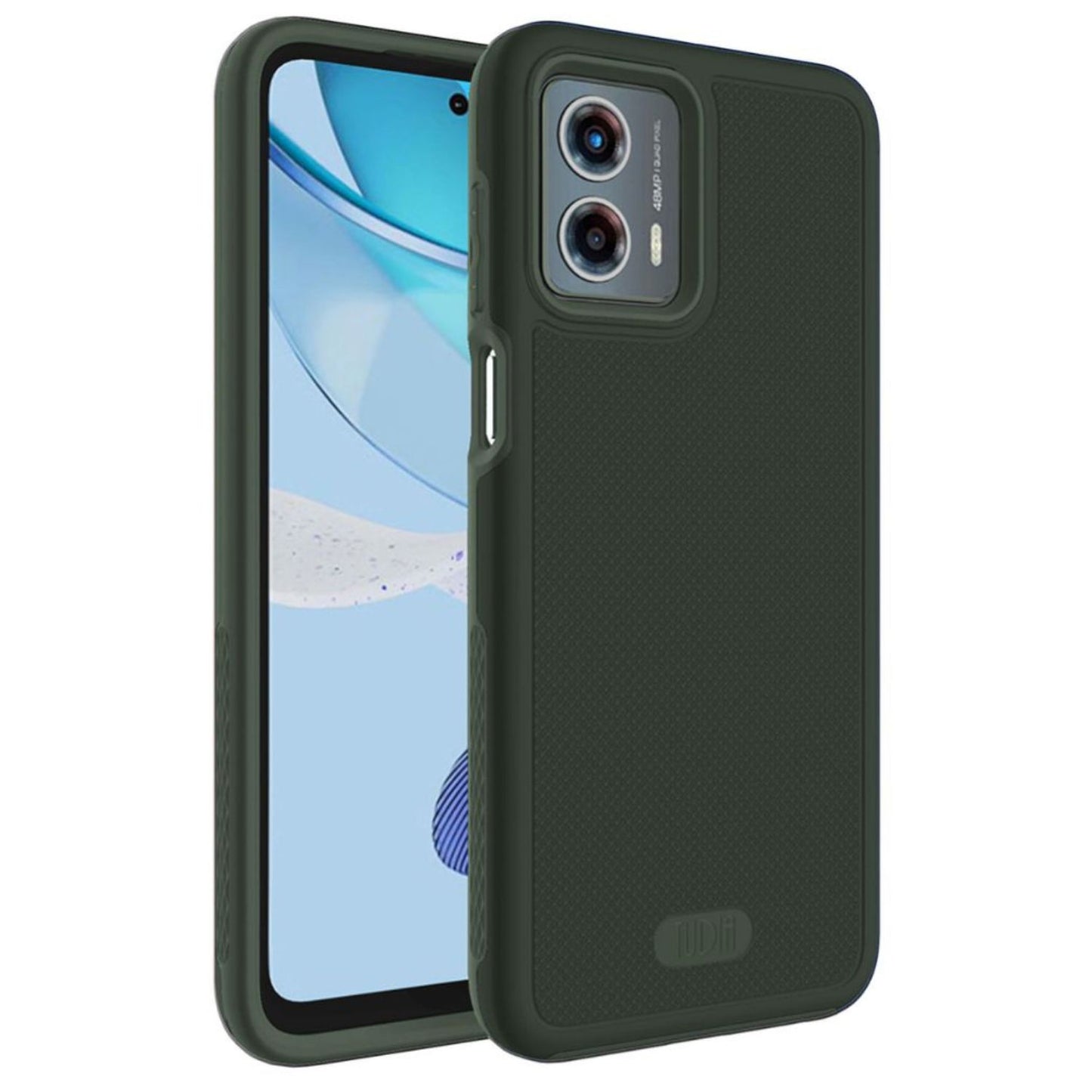 Pine Green MergeGrip DualShield Heavy Duty Shockproof Case for Motorola Moto G 5G (2023) – Slim Tough Protective Phone Cover