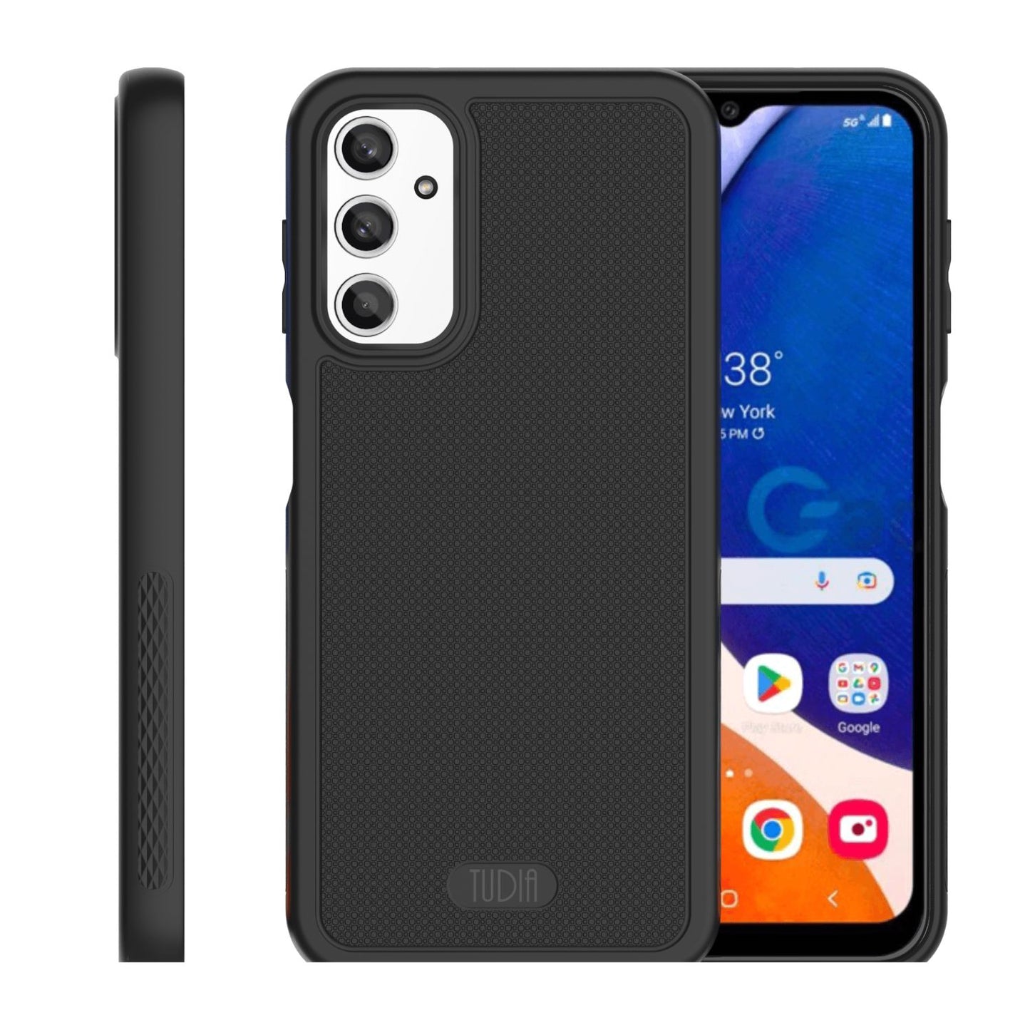 Samsung Galaxy A14 5G black case LINNGrip ultra slim non-slip protective cover