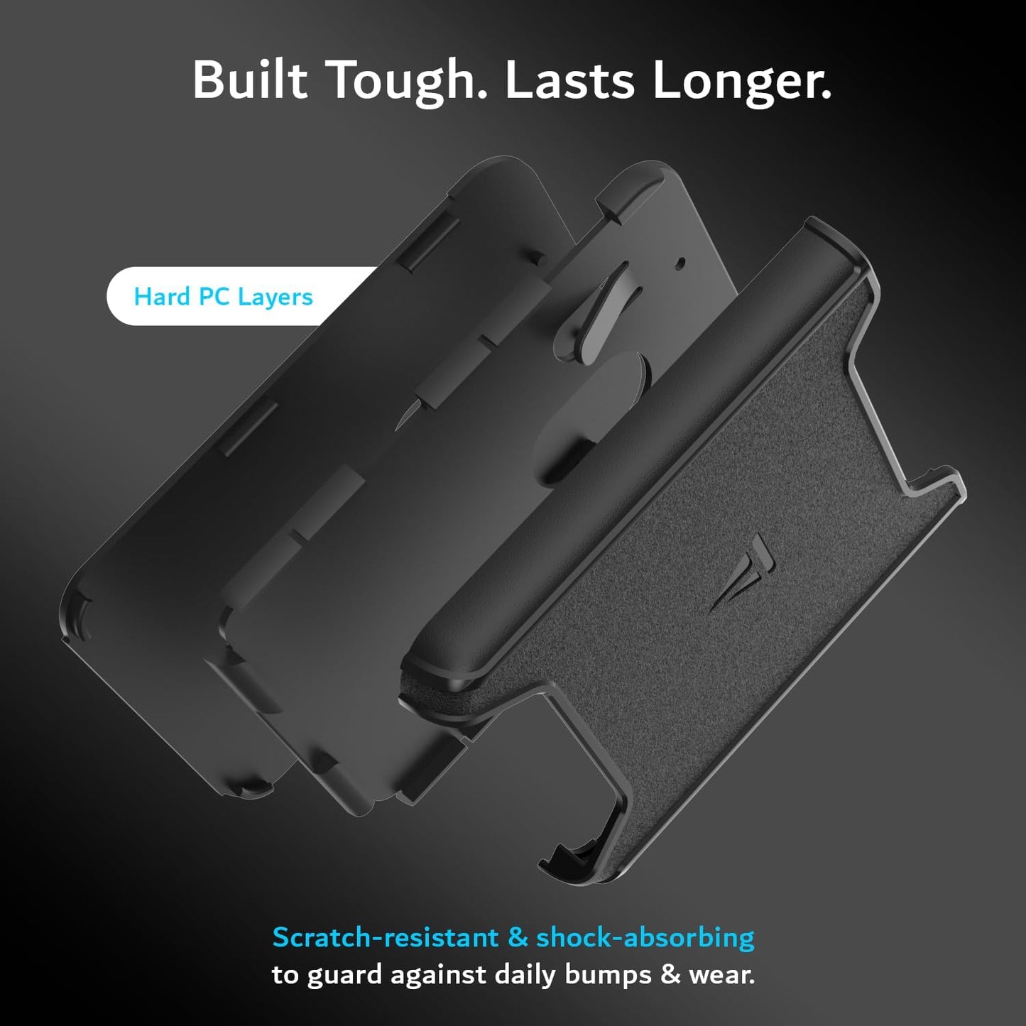 Card Holder Case [3-Cards Capacity] PC Wallet with Strong Magnetic Hold