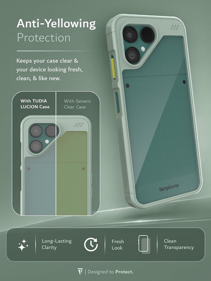 Fairphone 6 & 6+ Case Lucion Translucent Anti-Yellowing Cover