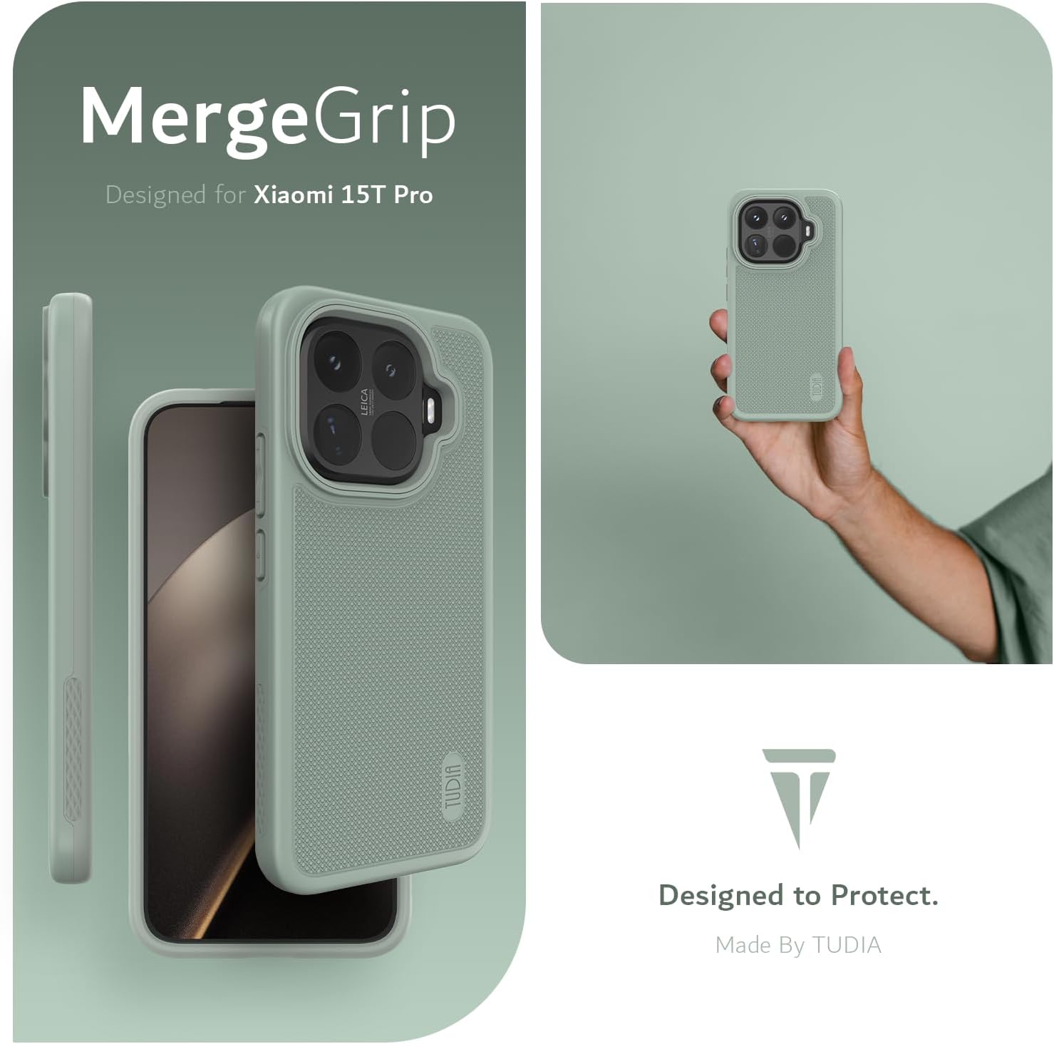 MergeGrip phone case for Xiaomi 15T Pro design to protect