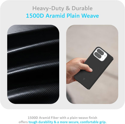 Heavy-Duty & Durable 1500D Armid Plain Weave Phone case with tough more secure
