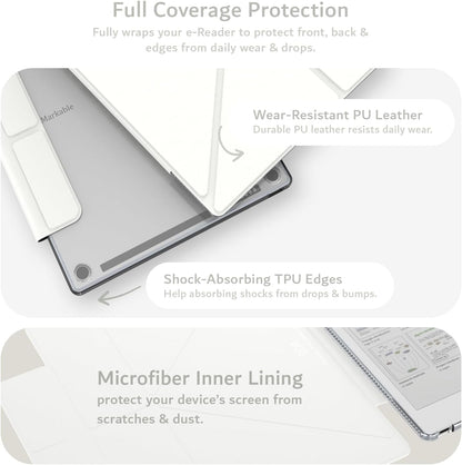 Remarkable Paper Pro 11.8" Case [Auto Wake/Sleep] Magnetic Closure, Foldable Stand & Built-in Stylus Slot