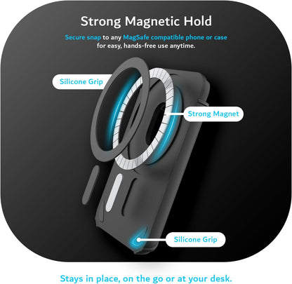 Card Holder Case [3-Cards Capacity] PC Wallet with Strong Magnetic Hold