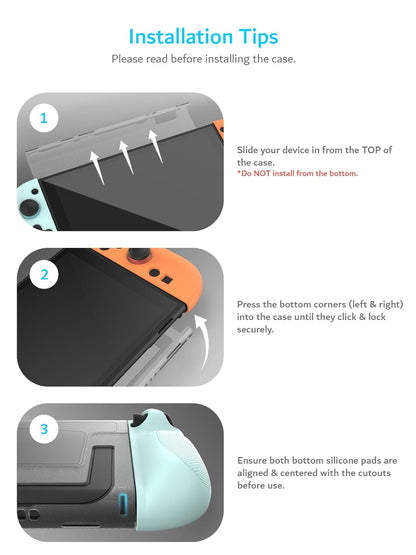 Nintendo Switch 2 (2025) Console PC Cover with Enhanced Shockproof TPU Handheld Grip