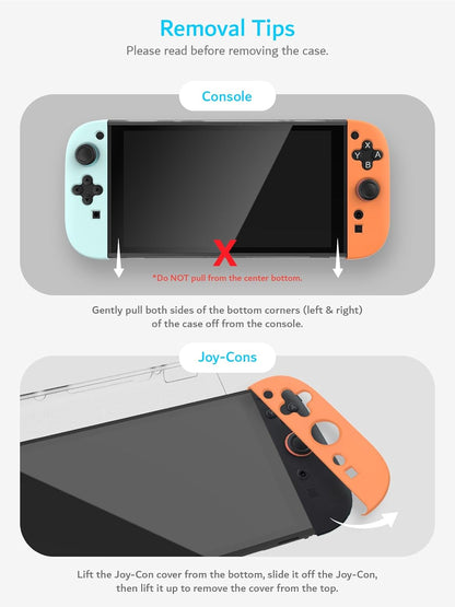 Nintendo Switch 2 (2025) Console PC Cover with Enhanced Shockproof TPU Handheld Grip
