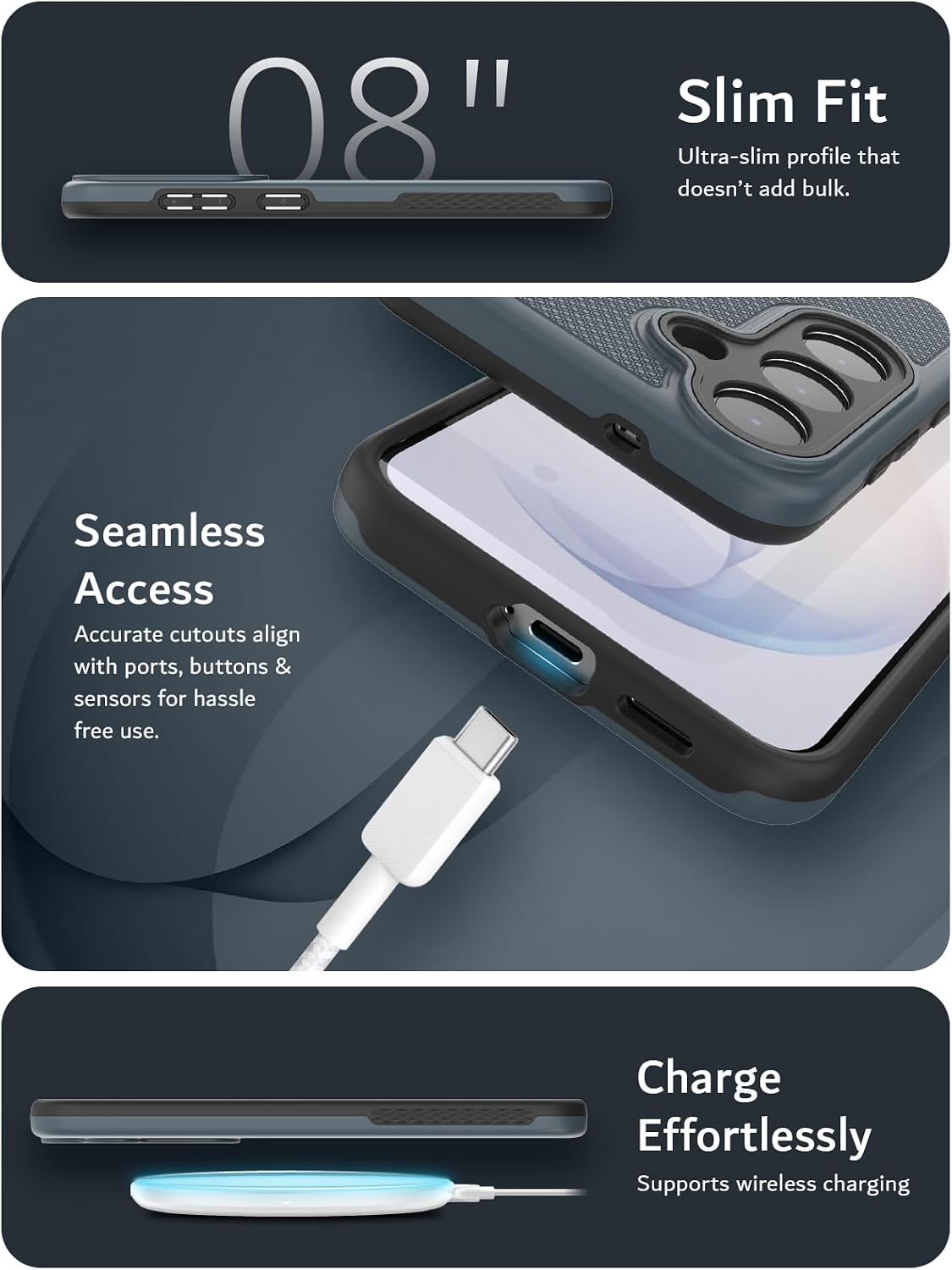 Samsung Galaxy S26 FE Case MergeGrip Heavy Duty DualShield