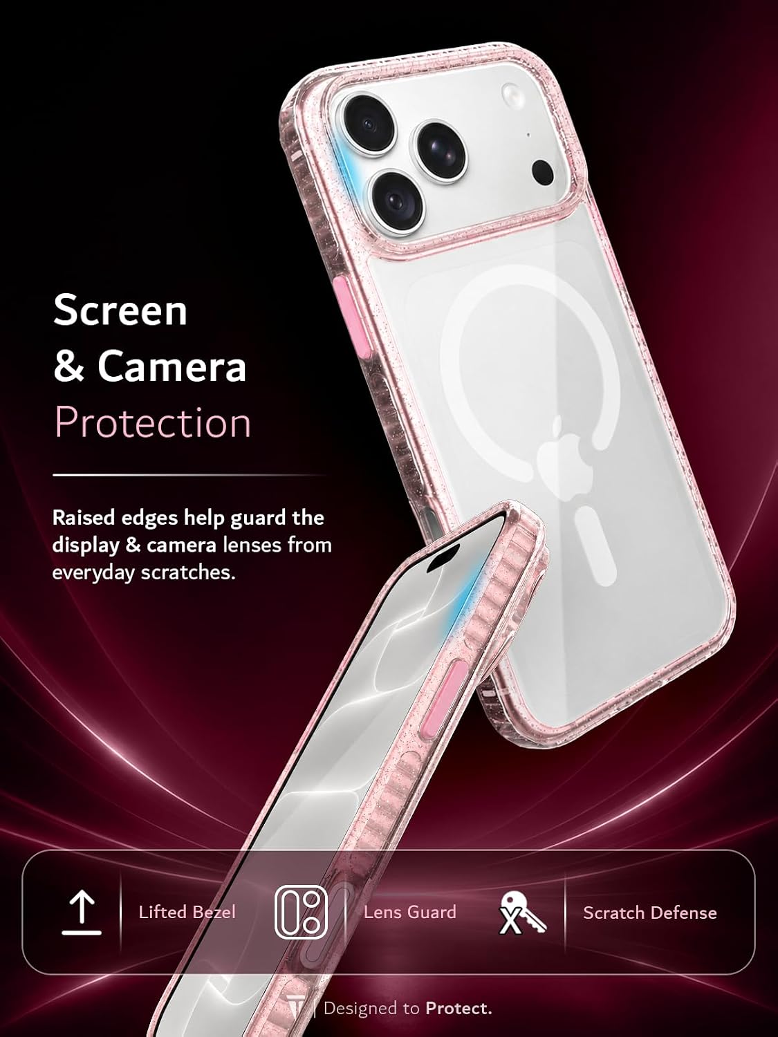 iPhone 17 Pro / 18 Pro LUCION [Magsafe Compatible] Transparent Anti-Yellowing Case