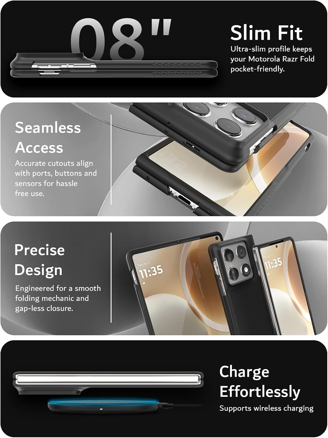 Motorola Razr Fold (2026) Case MergeGrip Heavy Duty Case