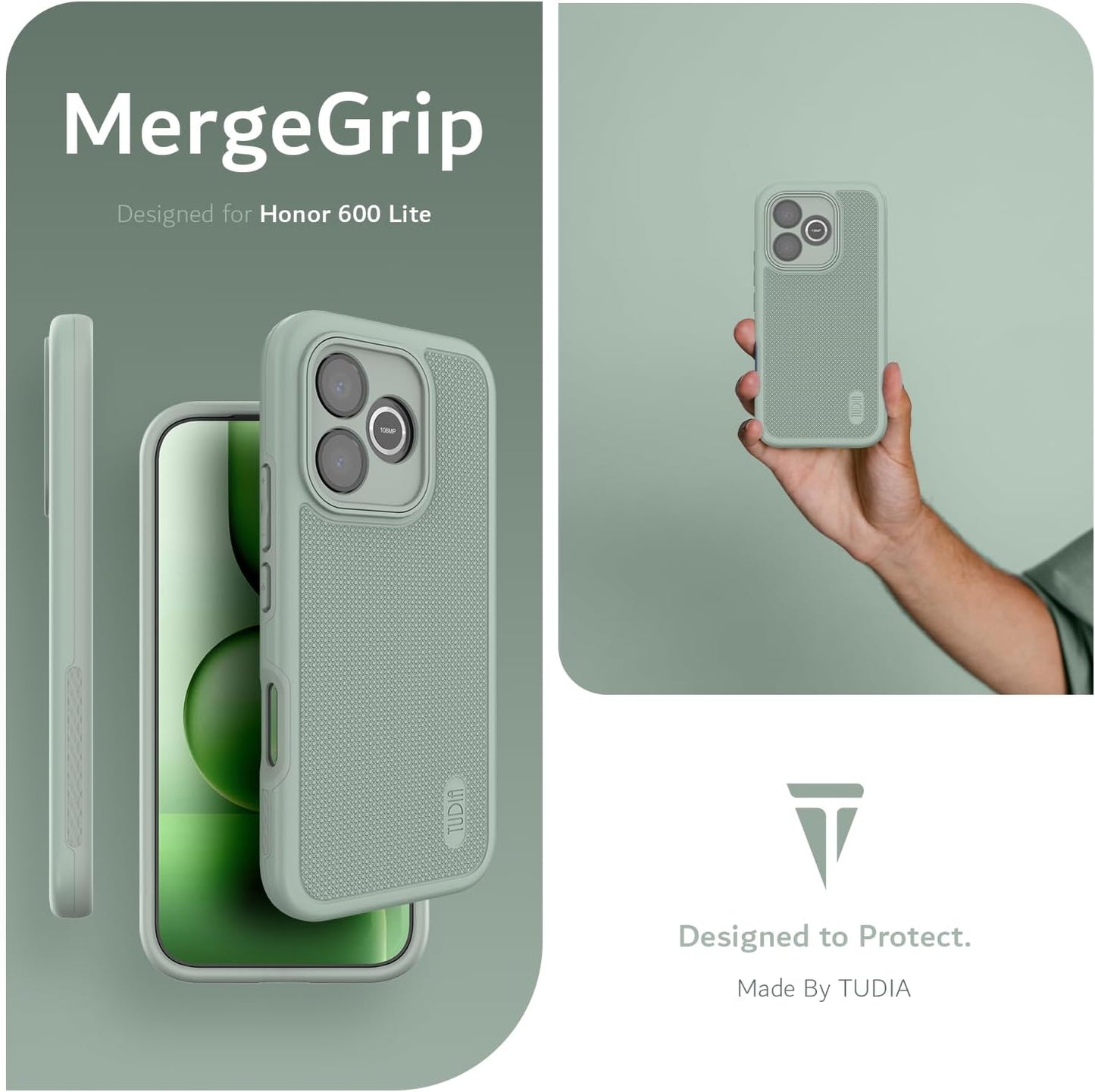 Honor 600 Lite 5G (2025) Case MergeGrip Heavy Duty DualShield