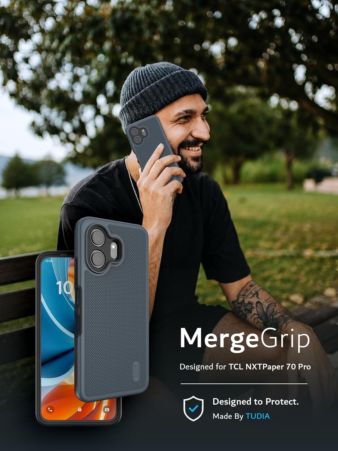 TCL NXTPAPER 70 Pro Case MergeGrip Heavy Duty Case [For T-Mobile Version Only]
