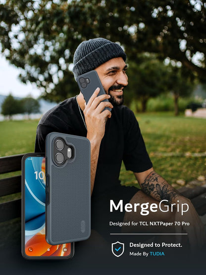 TCL NXTPAPER 70 Pro Case MergeGrip Heavy Duty Case [For T-Mobile Version Only]