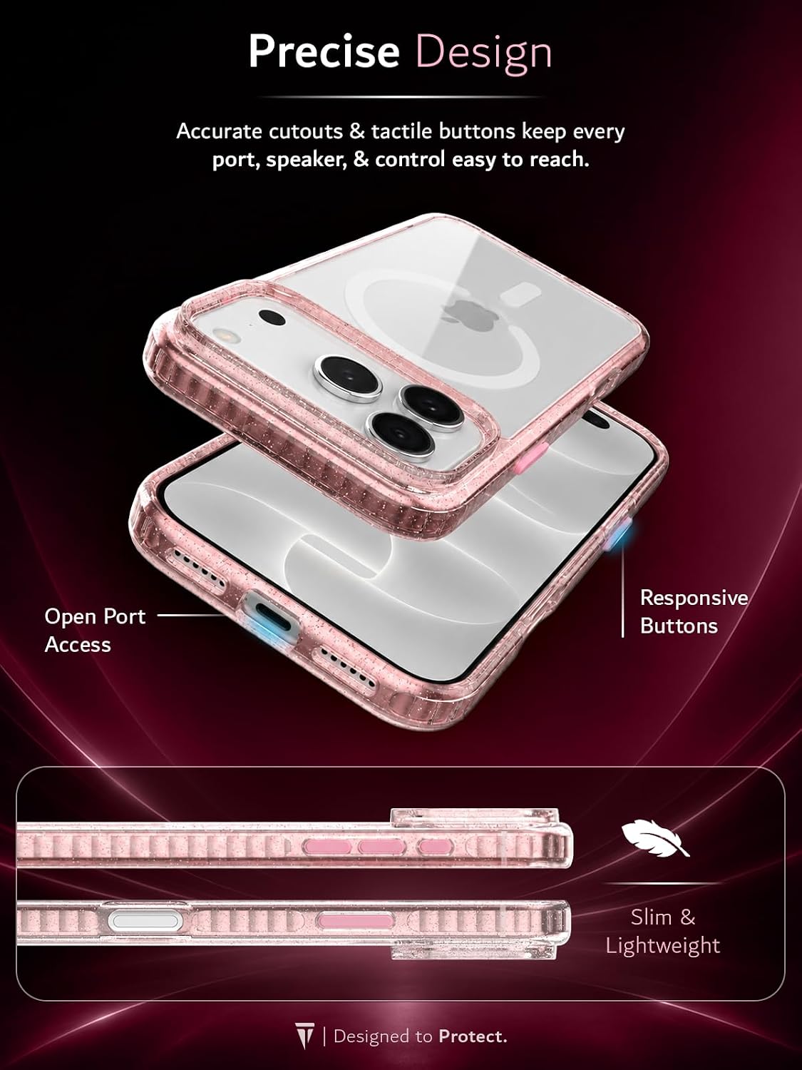 iPhone 17 Pro / 18 Pro LUCION [Magsafe Compatible] Transparent Anti-Yellowing Case