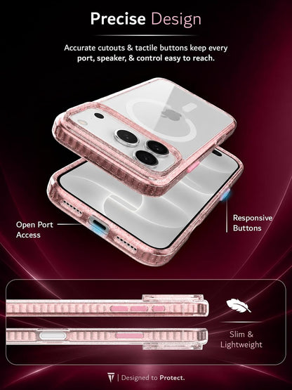 iPhone 17 Pro / 18 Pro LUCION [Magsafe Compatible] Transparent Anti-Yellowing Case