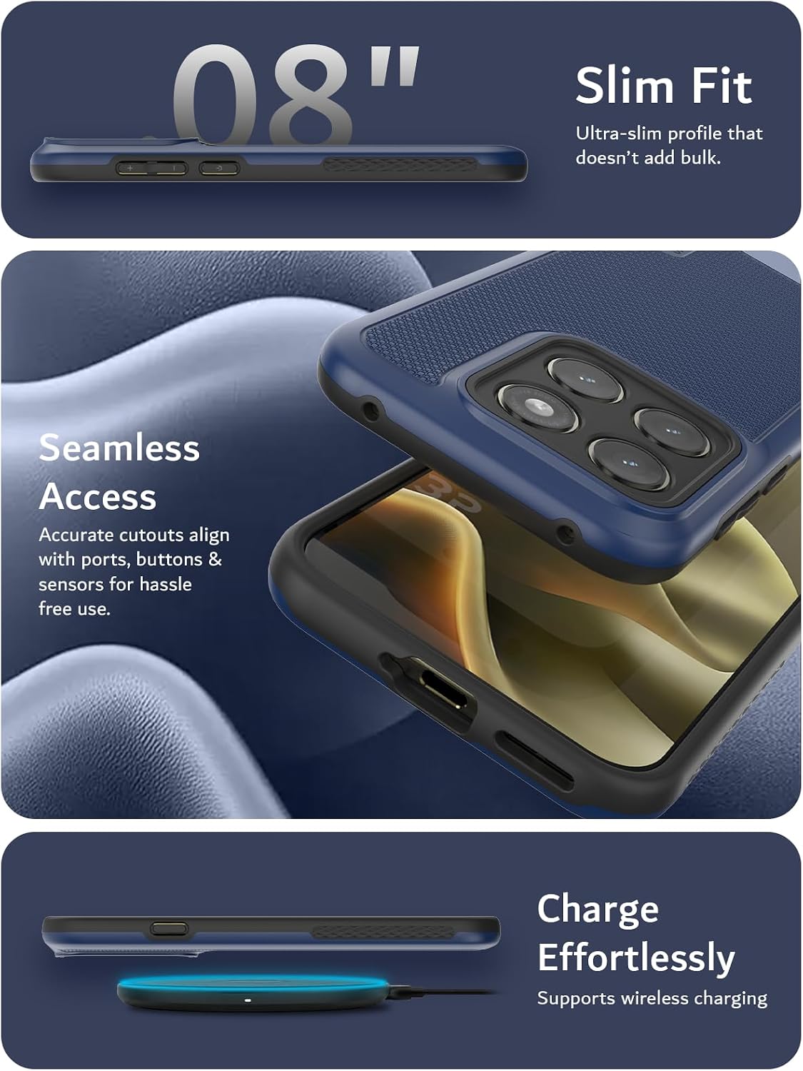 Motorola Edge 2026 Case MergeGrip Heavy Duty Case