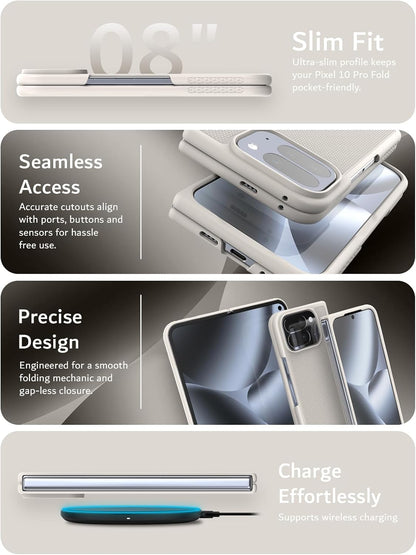 Google Pixel 10 Pro Fold 2025 [Pixelsnap & MagSafe Compatible] MergeGrip Case