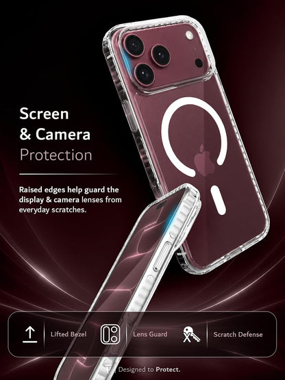 iPhone 17 Pro Max / 18 Pro Max LUCION [Magsafe Compatible] Transparent Anti-Yellowing Case