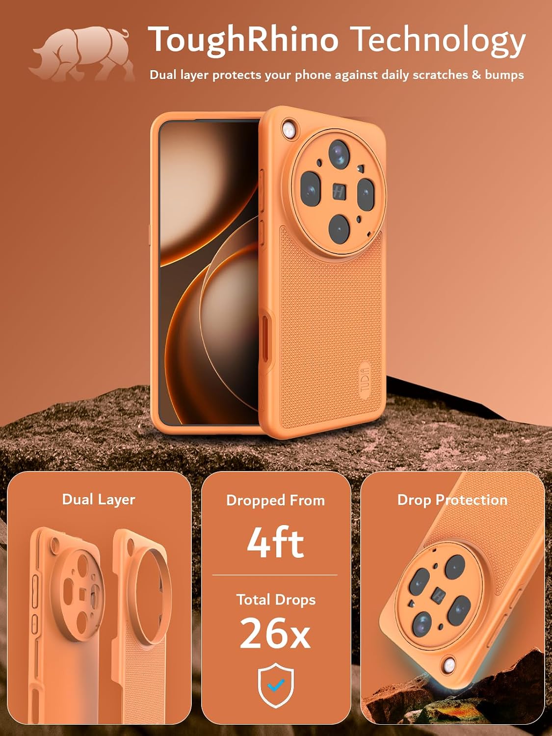 Oppo Find X9 Ultra (2026) Case MergeGrip Heavy Duty Dual Shield