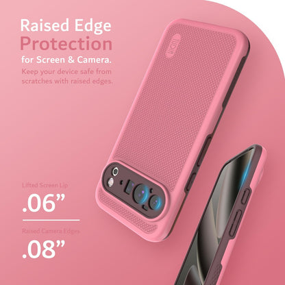 Lifted edges safeguard your Google Pixel 10 Pro XL 2025’s screen and camera, keeping your device safe from everyday scratches.