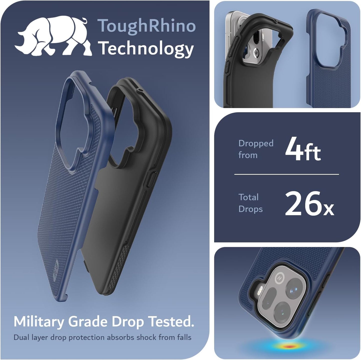 Oppo Find x9 Pro 5G Case MergeGrip Heavy Duty Dual Shield
