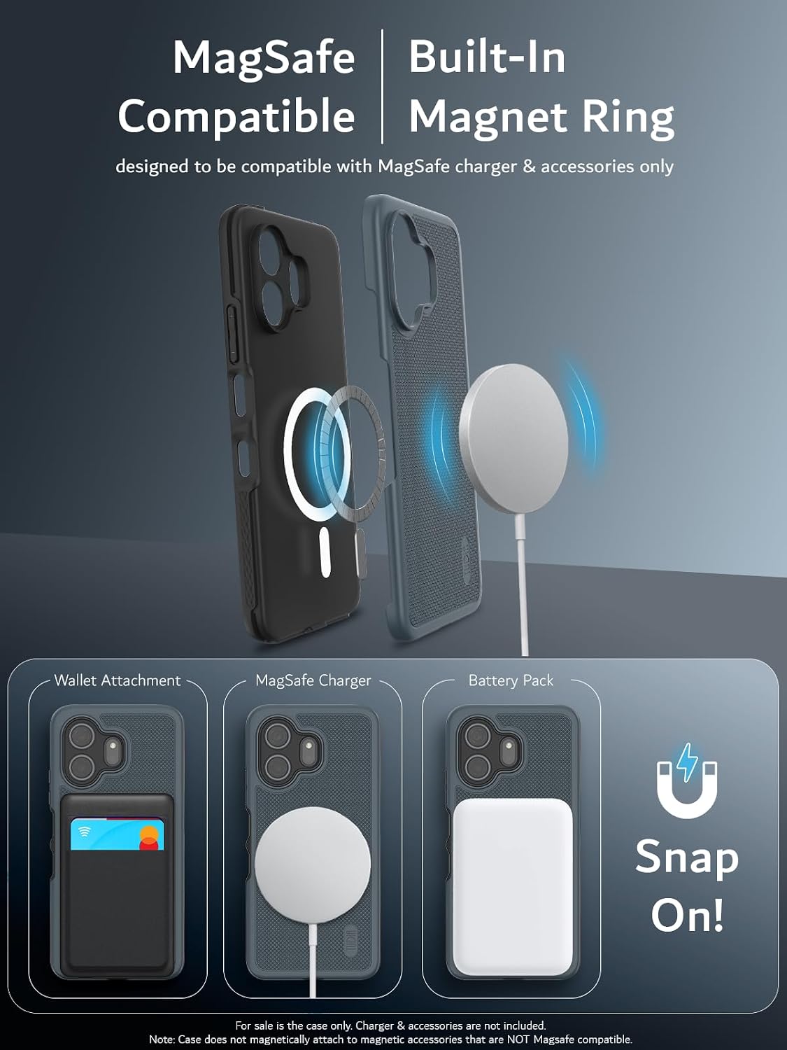 TCL NXTPAPER 70 Pro Case MergeGrip Heavy Duty Case [For T-Mobile Version Only]