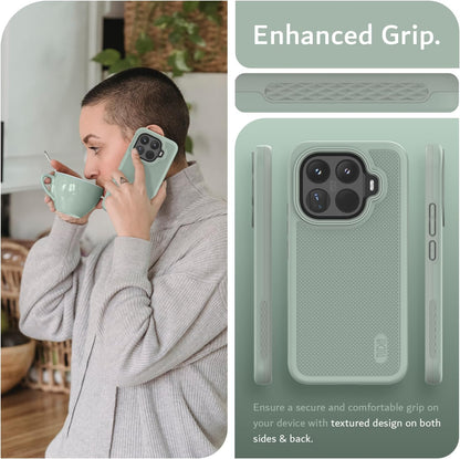 Ensure a secure and  comfortable grip on your device with textured dsign on  both sides & back