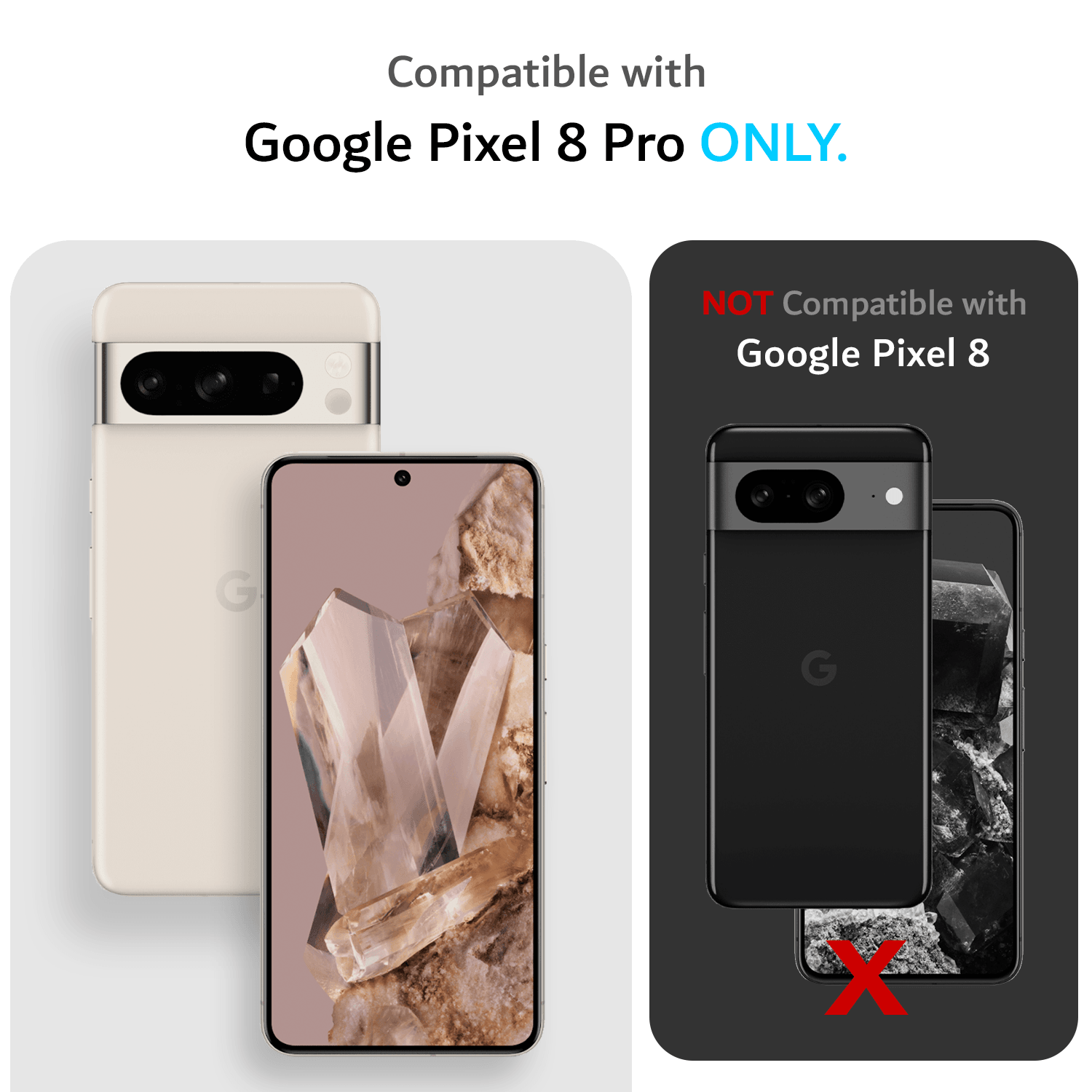 Google Pixel 8 Pro Case MergeGrip Heavy Duty DualShield - TUDIA Products