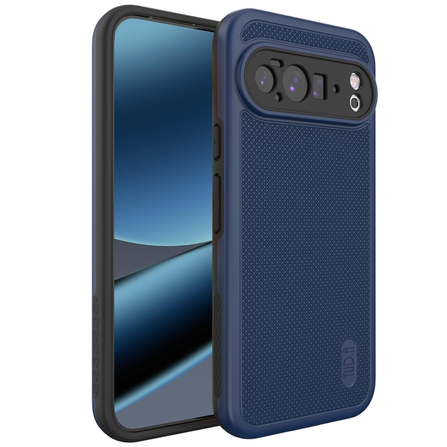 Indigo Blue MergeGrip Case for Google Pixel 10 Pro XL 2025 – Shockproof Heavy Duty Phone Cover