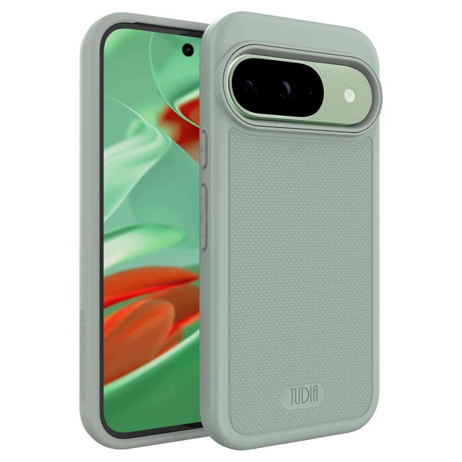 Green Lily MERGEGrip Case with Built-In Magnet for Google Pixel 9 / Pixel 9 Pro (2024) – Durable Shockproof Protective Phone Cover