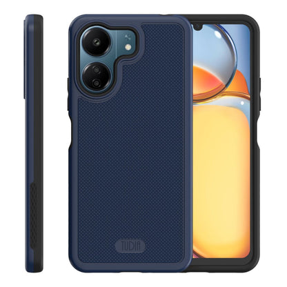 Xiaomi Redmi 13C Poco C65 4G phone case Indigo Blue Heavy Duty MergeGrip shockproof protective cover