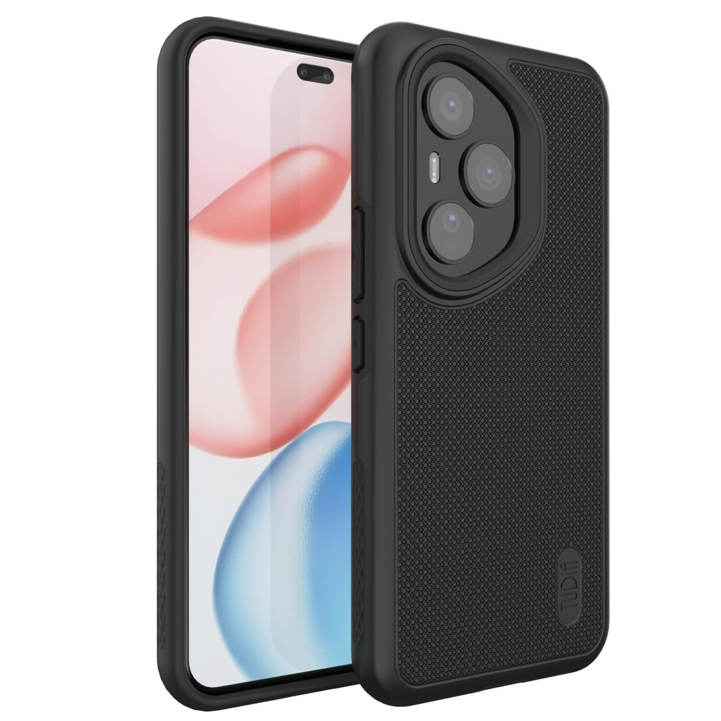 Matte Black MergeGrip Heavy Duty DualShield Case for Honor 400 Pro 5G (2025) – Rugged Shockproof Protective Phone Cover
