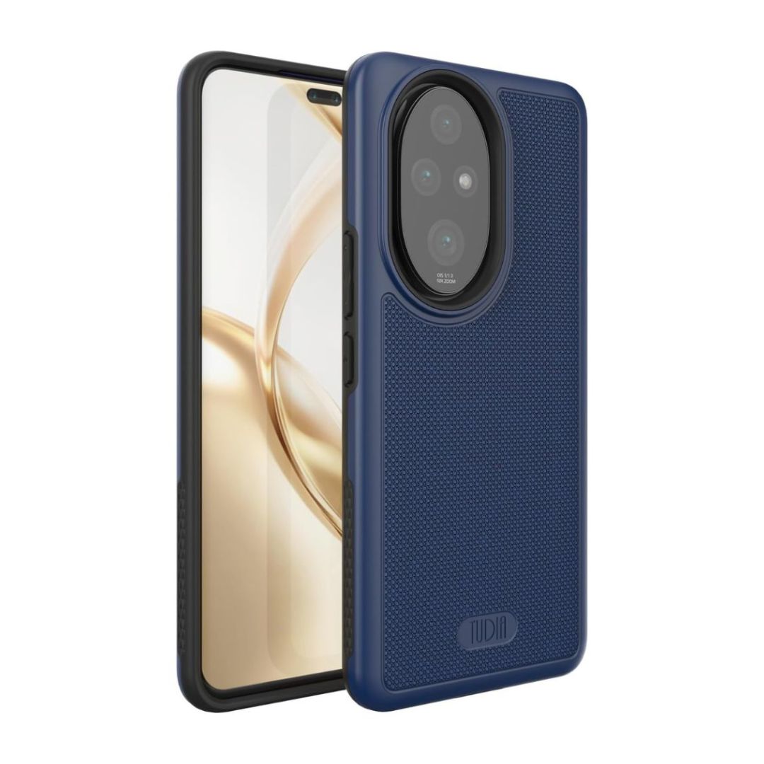 Indigo Blue TUDIA MergeGrip DualShield heavy duty case for Honor Magic 200 Pro 5G, rugged dual-layer shockproof protective phone cover with reinforced corners and enhanced drop and scratch protection