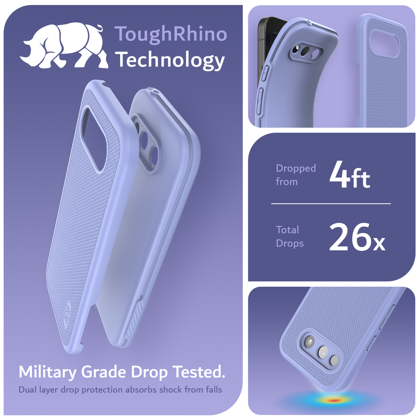 Google Pixel 10a Case MergeGrip Heavy Duty Dualshield