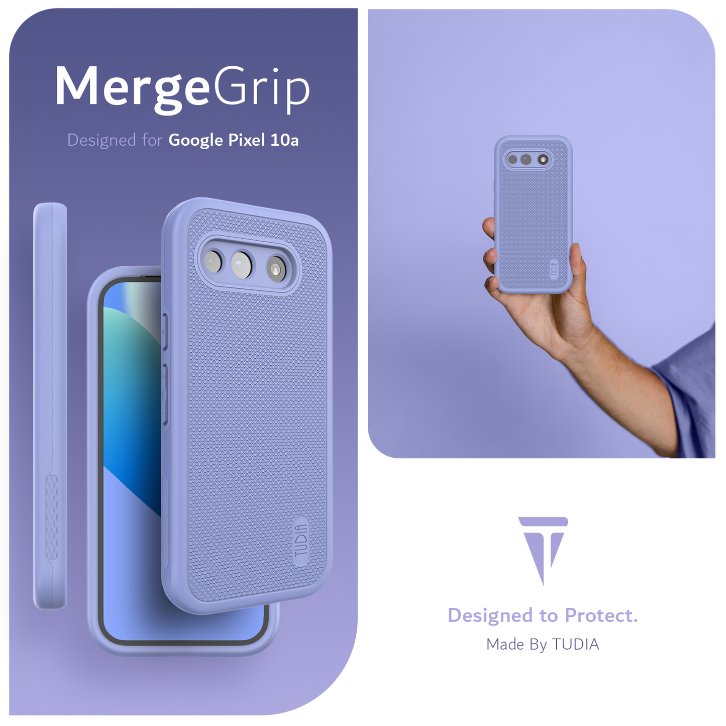Google Pixel 10a Case MergeGrip Heavy Duty Dualshield