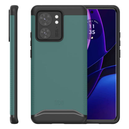Motorola Edge 2023 and Edge 40 phone case in hunter green color with built-in magnet for secure attachment and superior protection