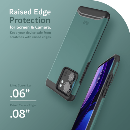 Motorola Edge (2023) and Edge 40 MagSafe compatible phone case – slim MERGE protective cover with military‑grade drop protection, raised edges for screen and camera safety