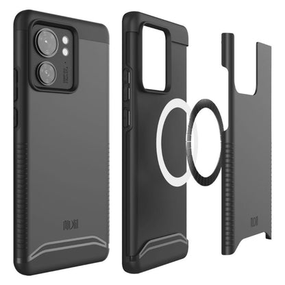 Motorola Edge 40 2023 MagSafe Compatible Case MERGE in Jet Black with Built-In Magnet – Slim Magnetic Phone Cover