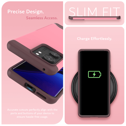 Heavy duty dual-layer Motorola Edge 40 / Edge (2023) phone case with precise cutouts and seamless access by MERGE