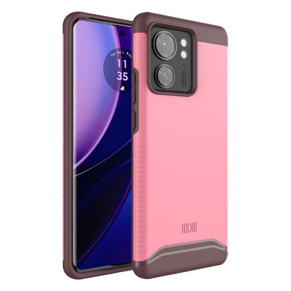 Motorola Edge 40 / Edge 2023 Protective Case MERGE in Smokey Pink with Built-In Magnet