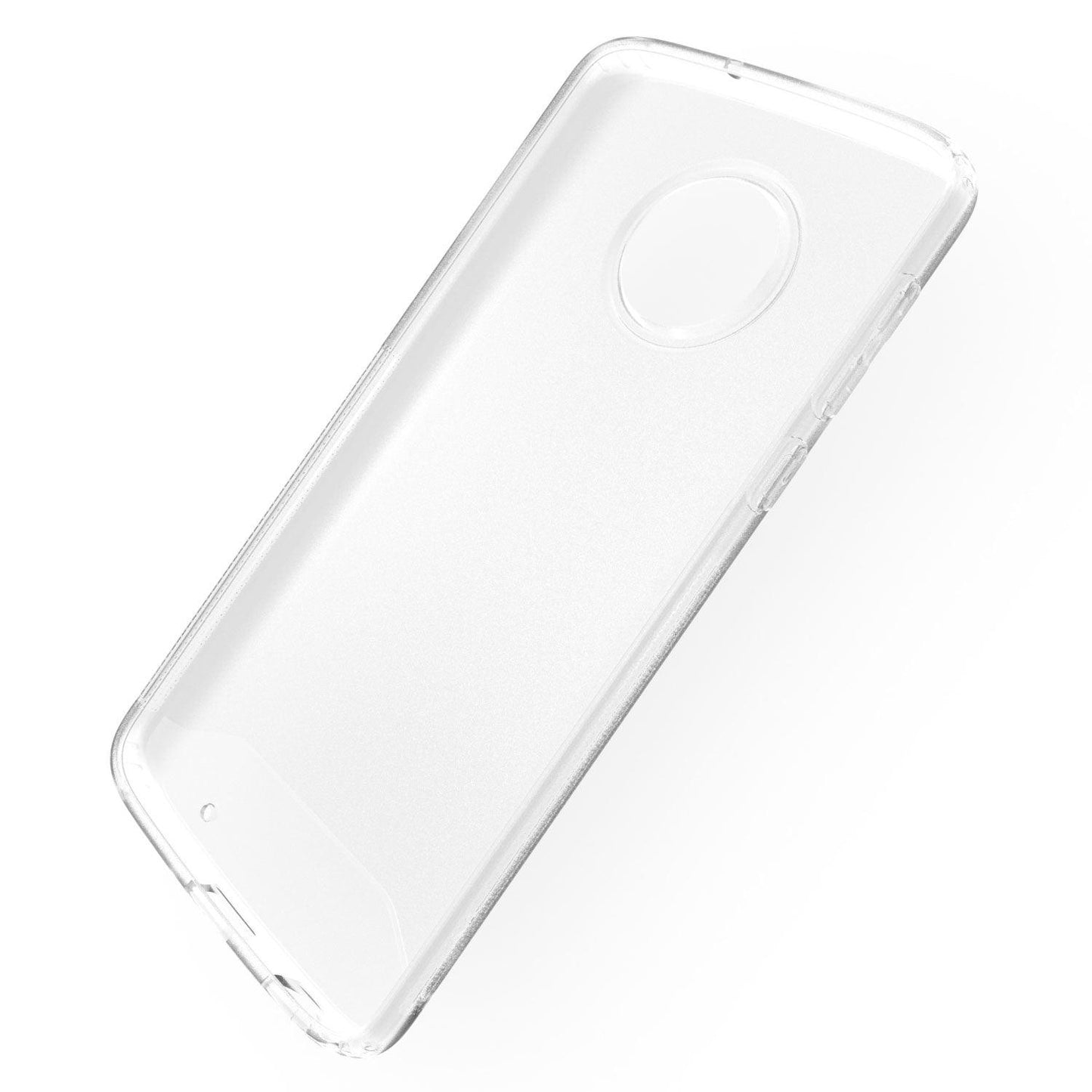 Motorola Moto G6 Plus Matte Frosted Clear TPU Case by ARCH S – Slim, Shockproof Protective Phone Cover