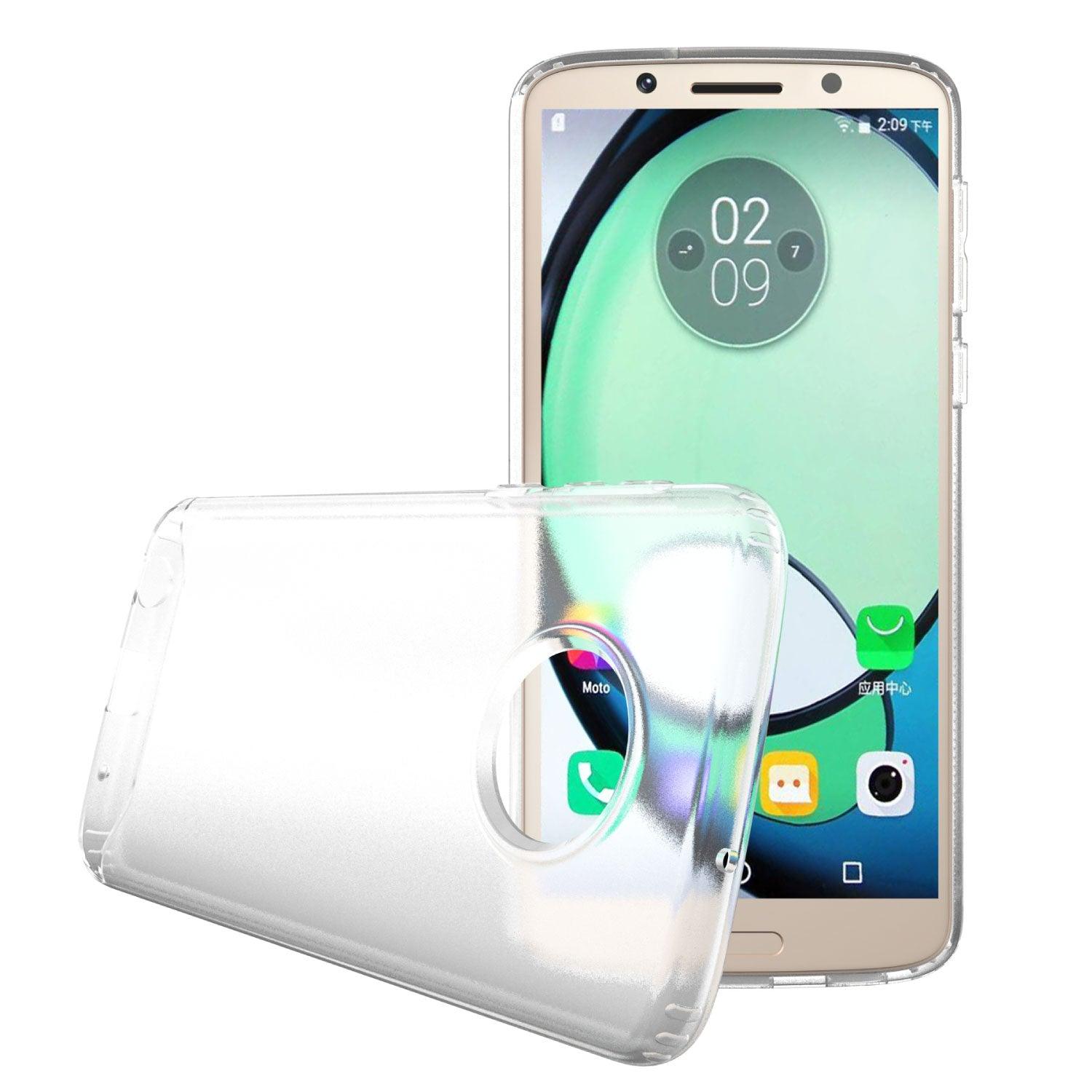 Motorola Moto G6 Plus Matte Frosted Clear TPU Case ARCH S – Slim Shockproof Protective Phone Cover