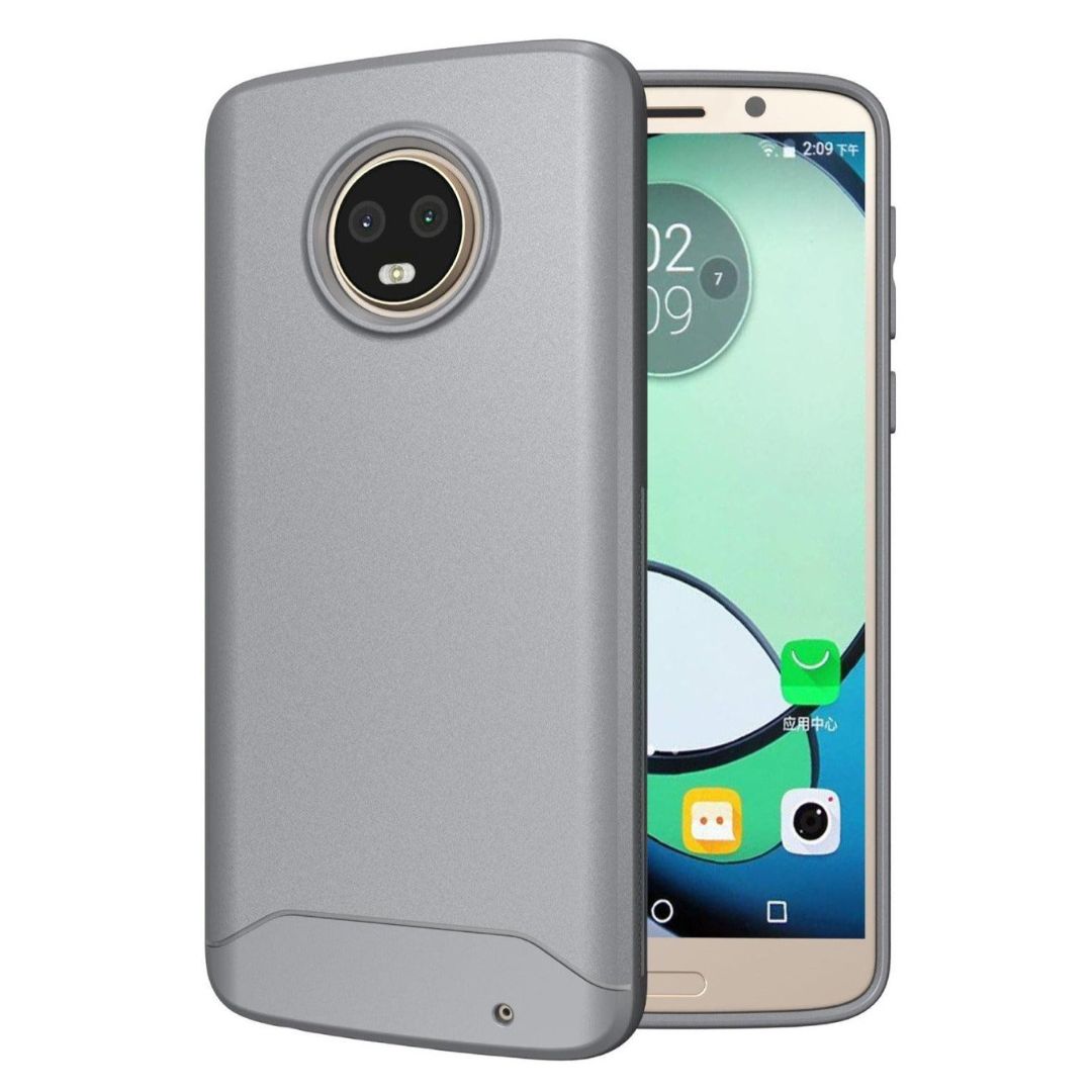 Motorola Moto G6 Plus matte gray TPU case ARCH S slim shockproof protective cover