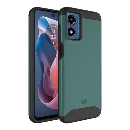 Pine Green MERGE Heavy Duty Dual Layer Case for Motorola Moto G Play 4G (2024) – Rugged Shockproof Protective Cover