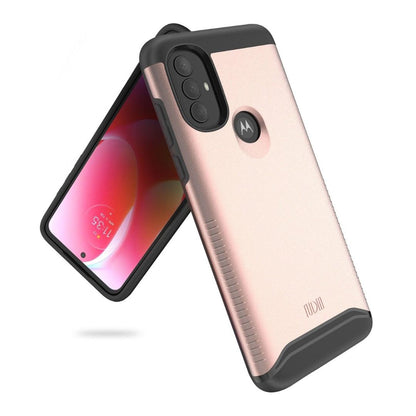 Rose Gold MERGE Heavy Duty Dual Layer Protective Case for Motorola  Moto G Power 2022 and Moto G Play 2023 – Shockproof Slim Armor Cover