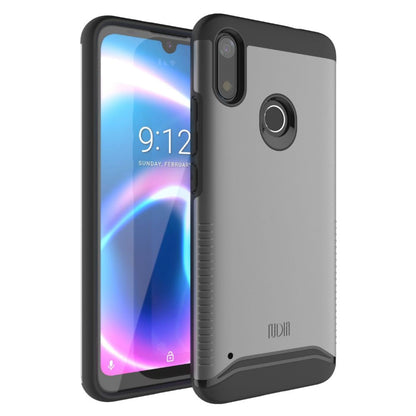 TUDIA Metallic Slate Dual Layer Shockproof Case for NUU Mobile X6 Plus 6.1-Inch – Rugged Protective Phone Cover with Slim Grip Design