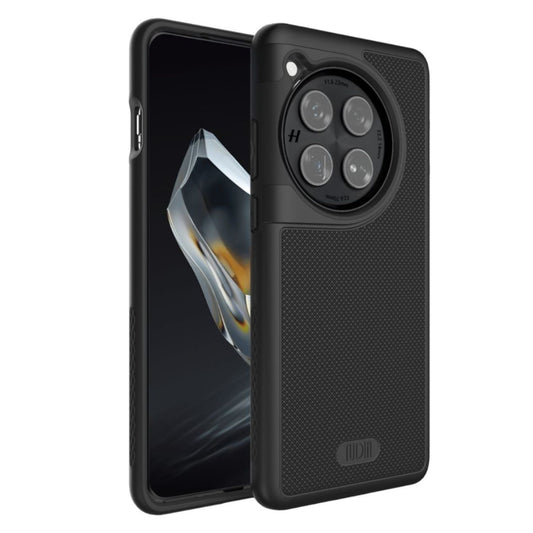 Black MagSafe Compatible MergeGrip Case with Built-In Magnet for OnePlus 12 – Slim Shockproof Protective Phone Cover