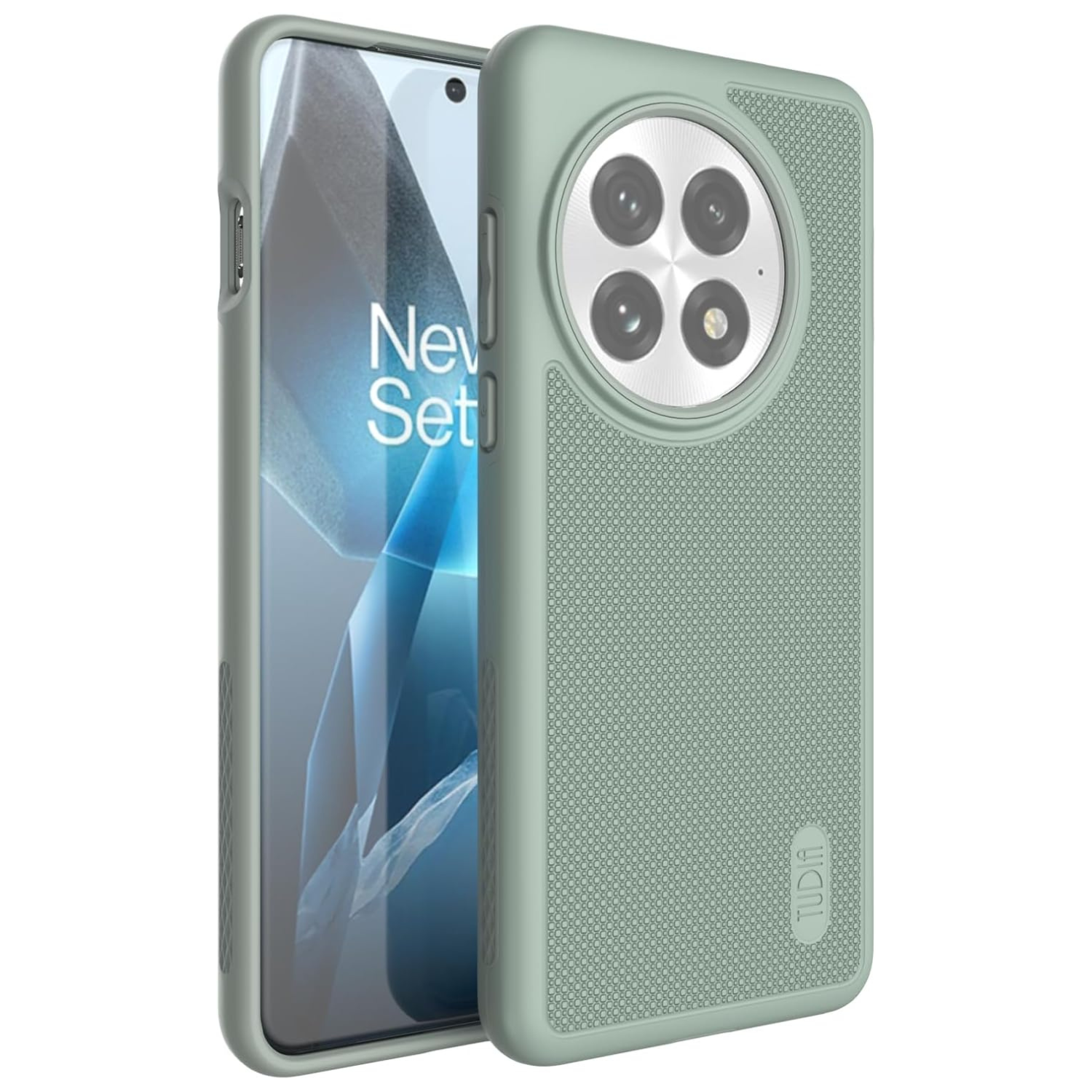 Green Lily MergeGrip Compatible Case with Built-In Magnet for OnePlus 13 5G (2025) – Rugged Shockproof Protective Phone Cover