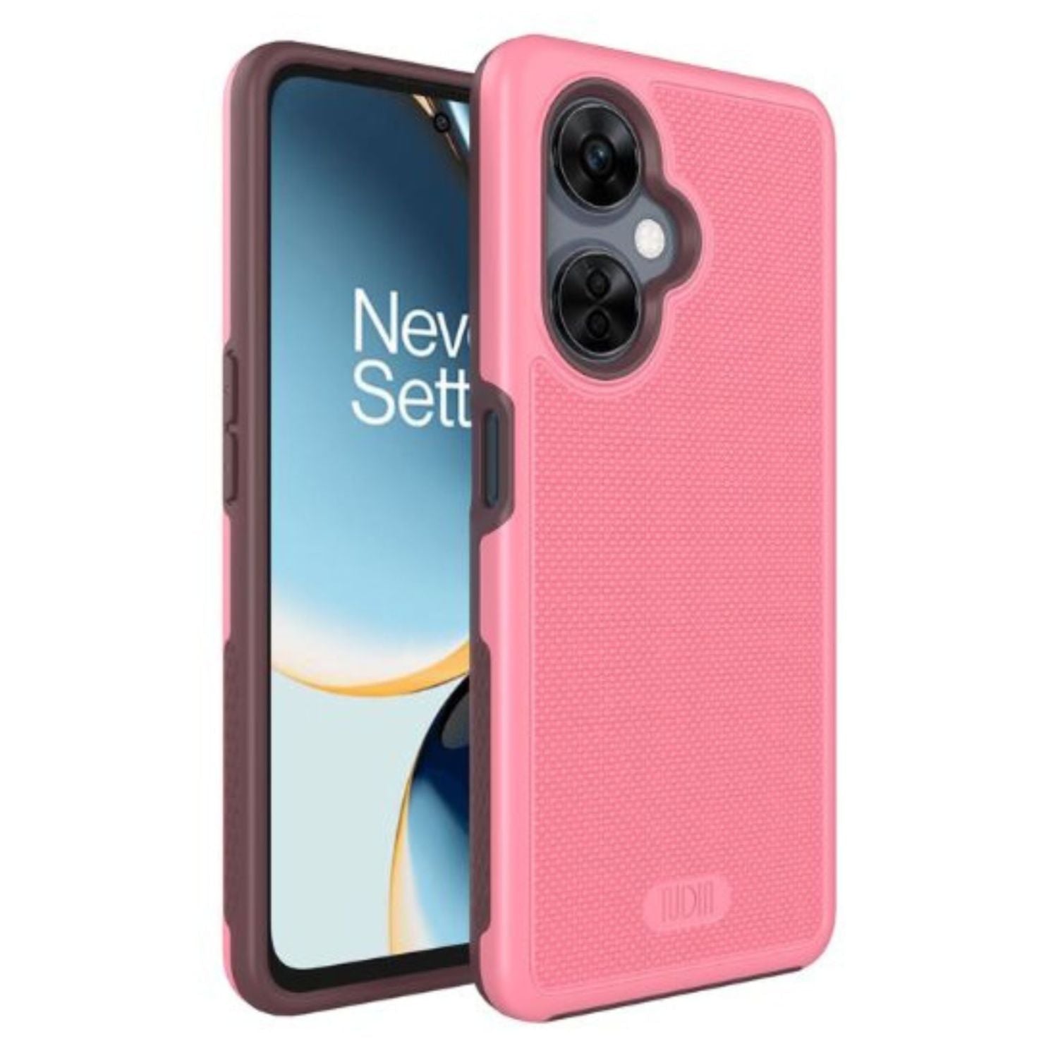 Smokey Pink MergeGrip Heavy Duty DualShield Case for OnePlus Nord N30 5G – Rugged Shockproof Protective Phone Cover